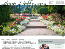 Tablet Screenshot of gartenservice-hoffmann.de
